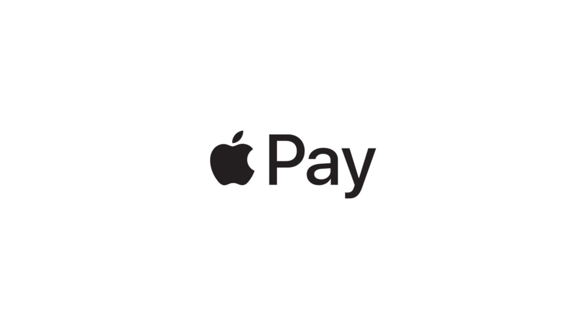 Apple Pay Logo On A White Background