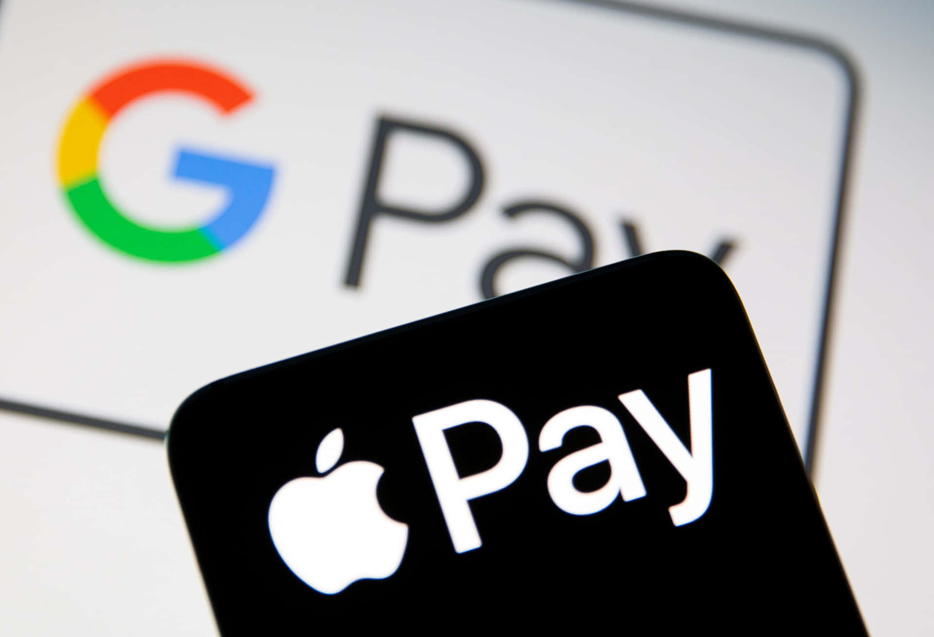 Google Pay Logo On A Phone Screen