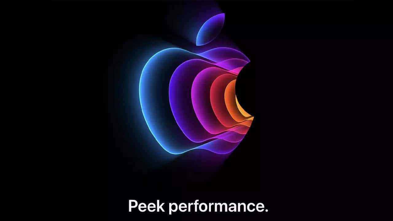 Apple Peek Performance Evenement Grafiek Achtergrond