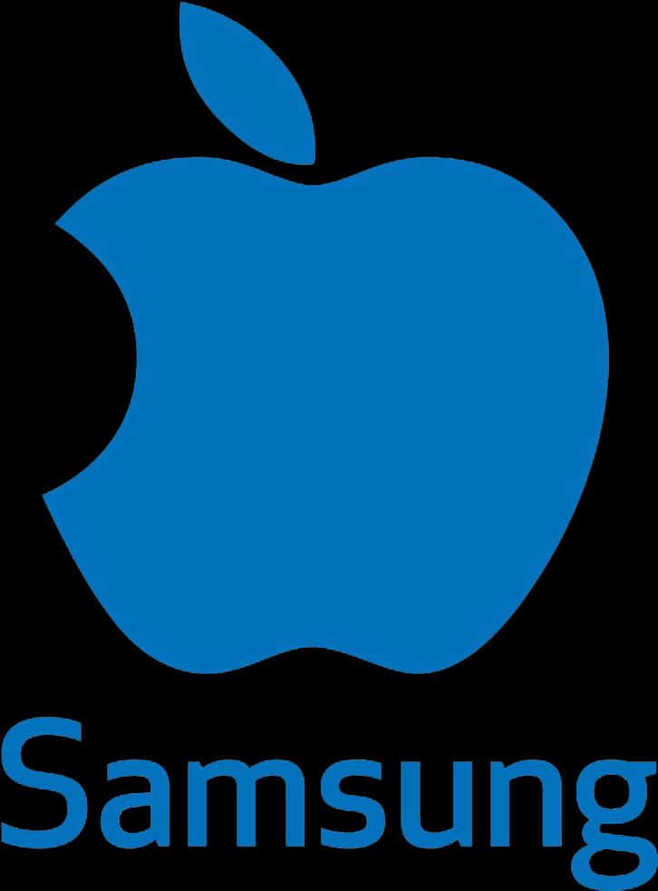 Apple Samsung Logo Mashup PNG