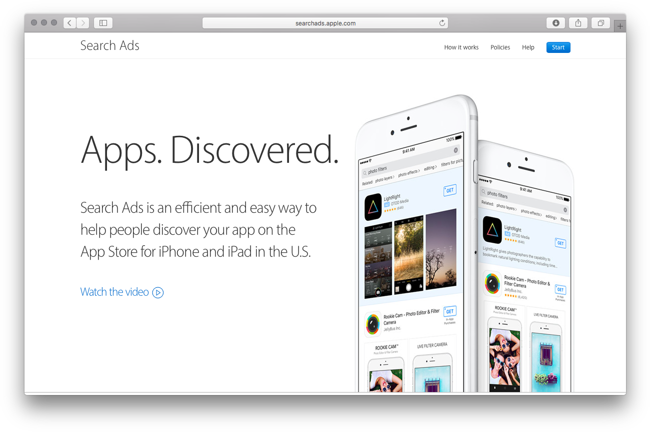 Apple Search Ads App Discovery PNG