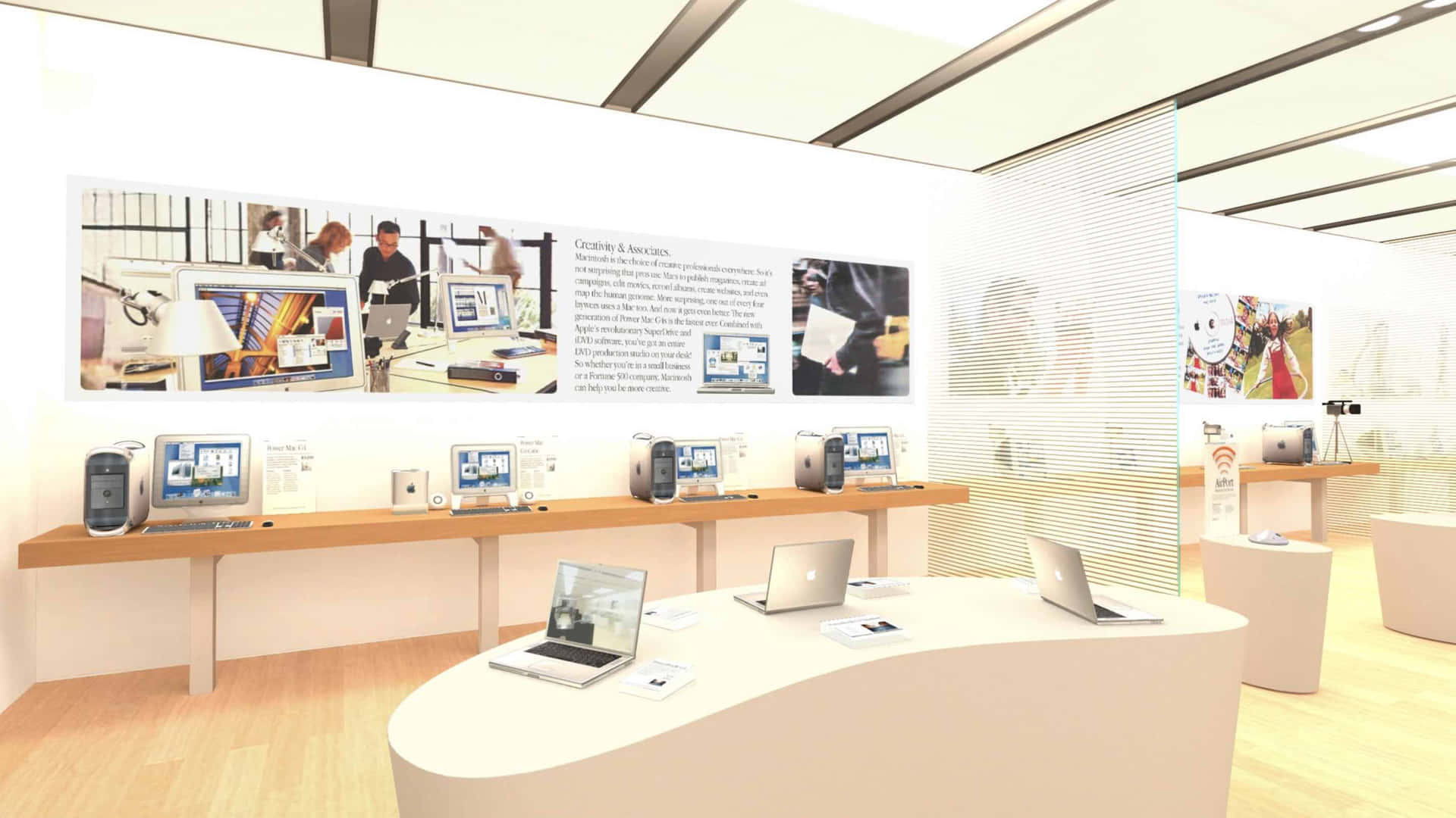 Apple Store Interior Display Wallpaper