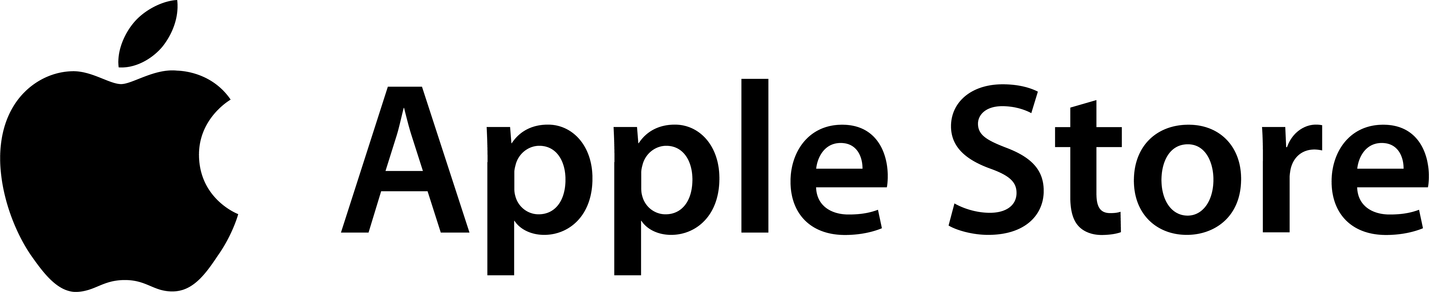 Apple Store Logo Black PNG