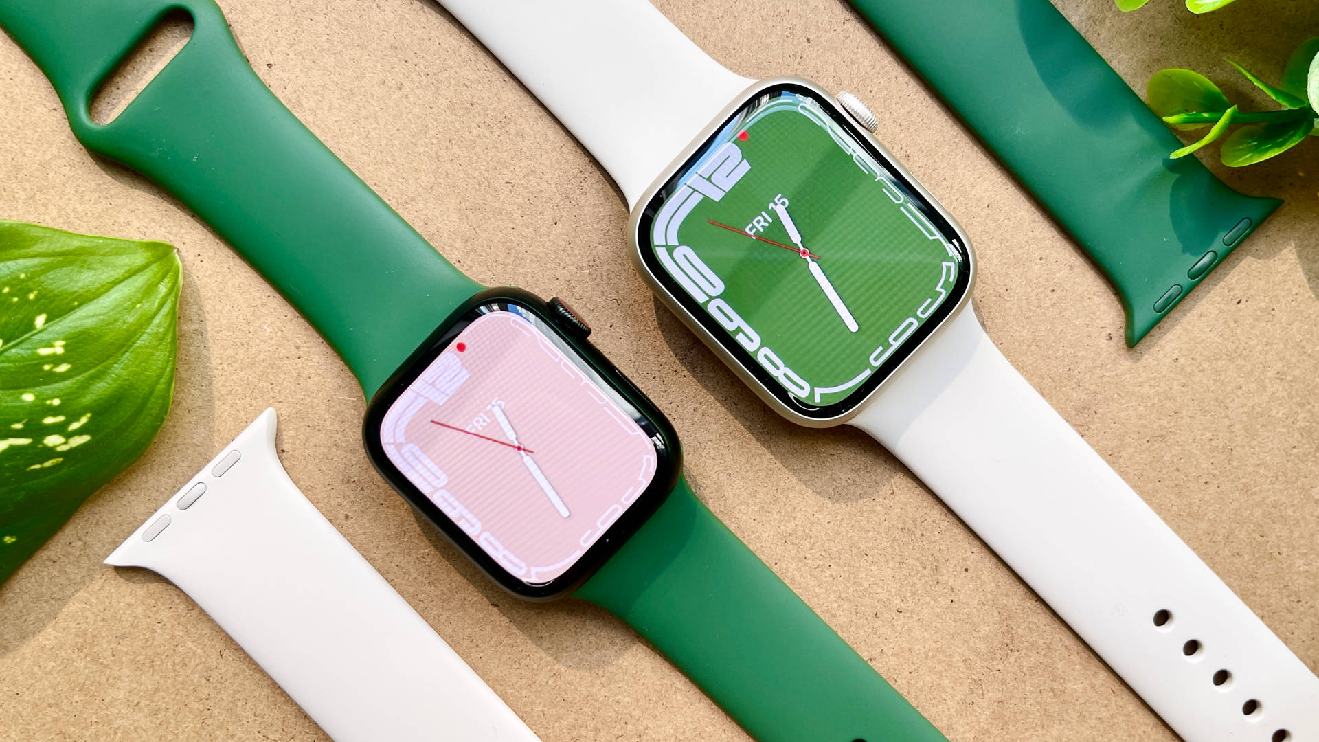 Apple Watches In Natural Colors Wallpaper