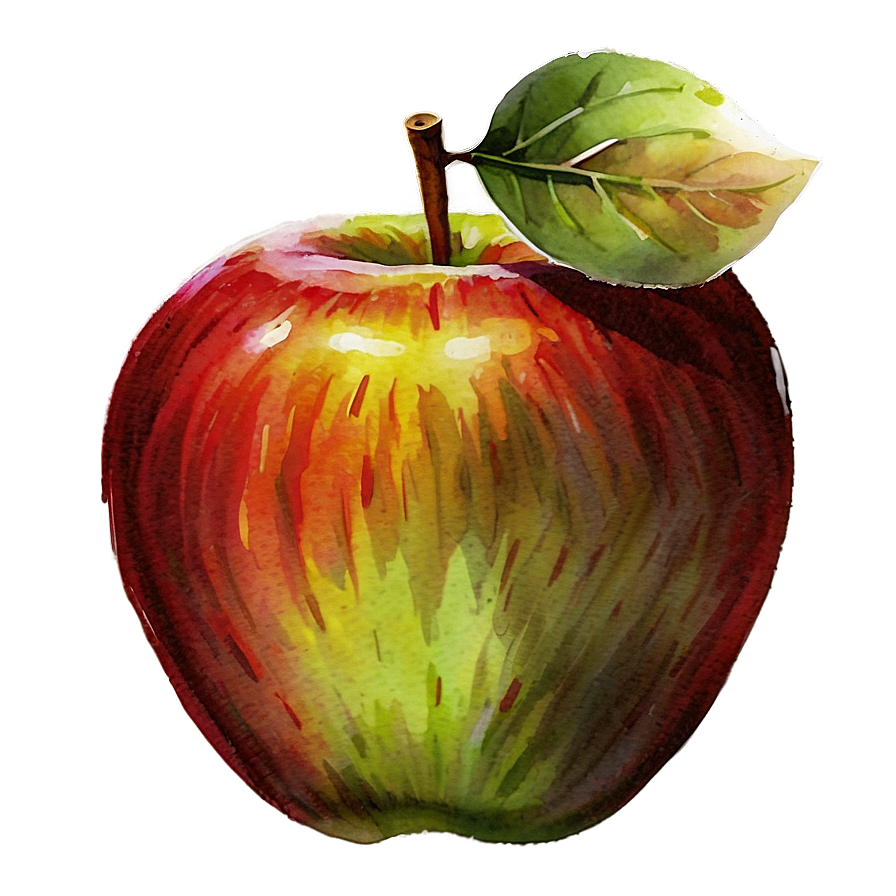 Apple Watercolor Png 52 PNG