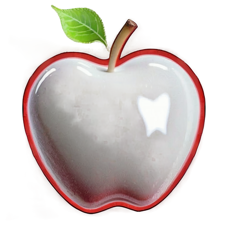 Apple With Heart Png 50 PNG