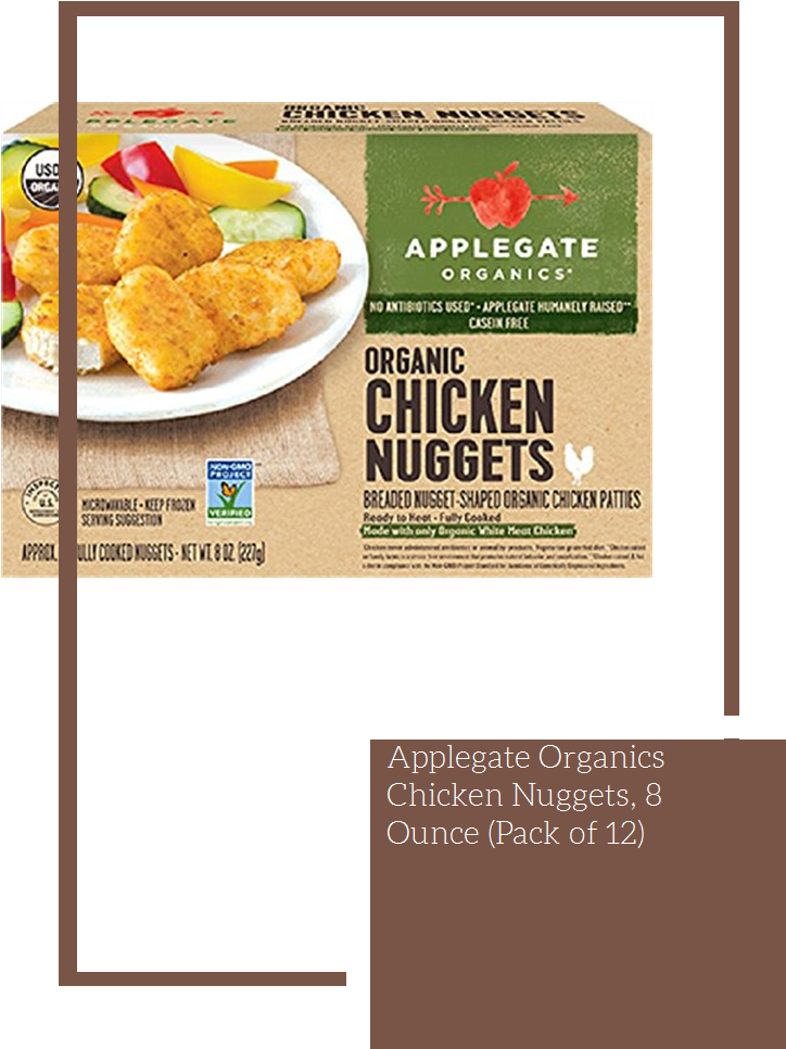 Applegate Organic Chicken Nuggets Box PNG