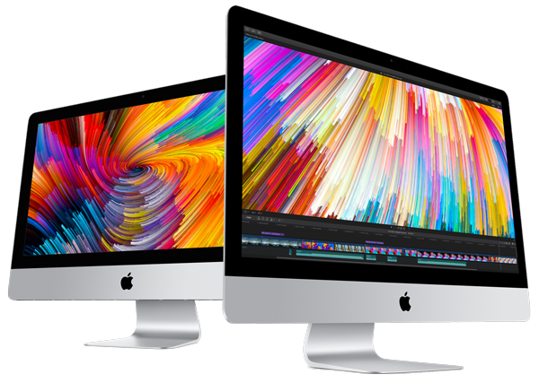 Applei Mac Dual Display Setup PNG