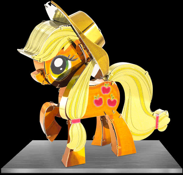 Applejack Papercraft Model PNG