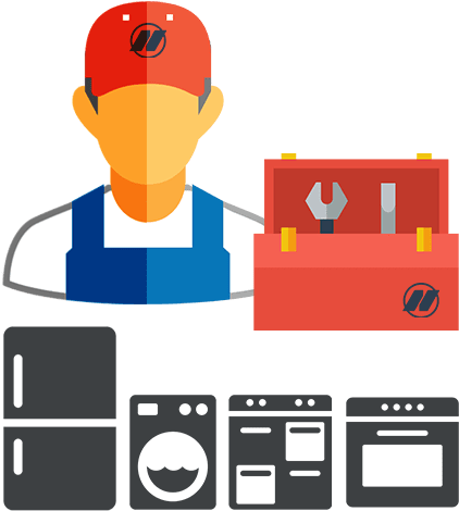 Appliance Repair Technician Vector PNG