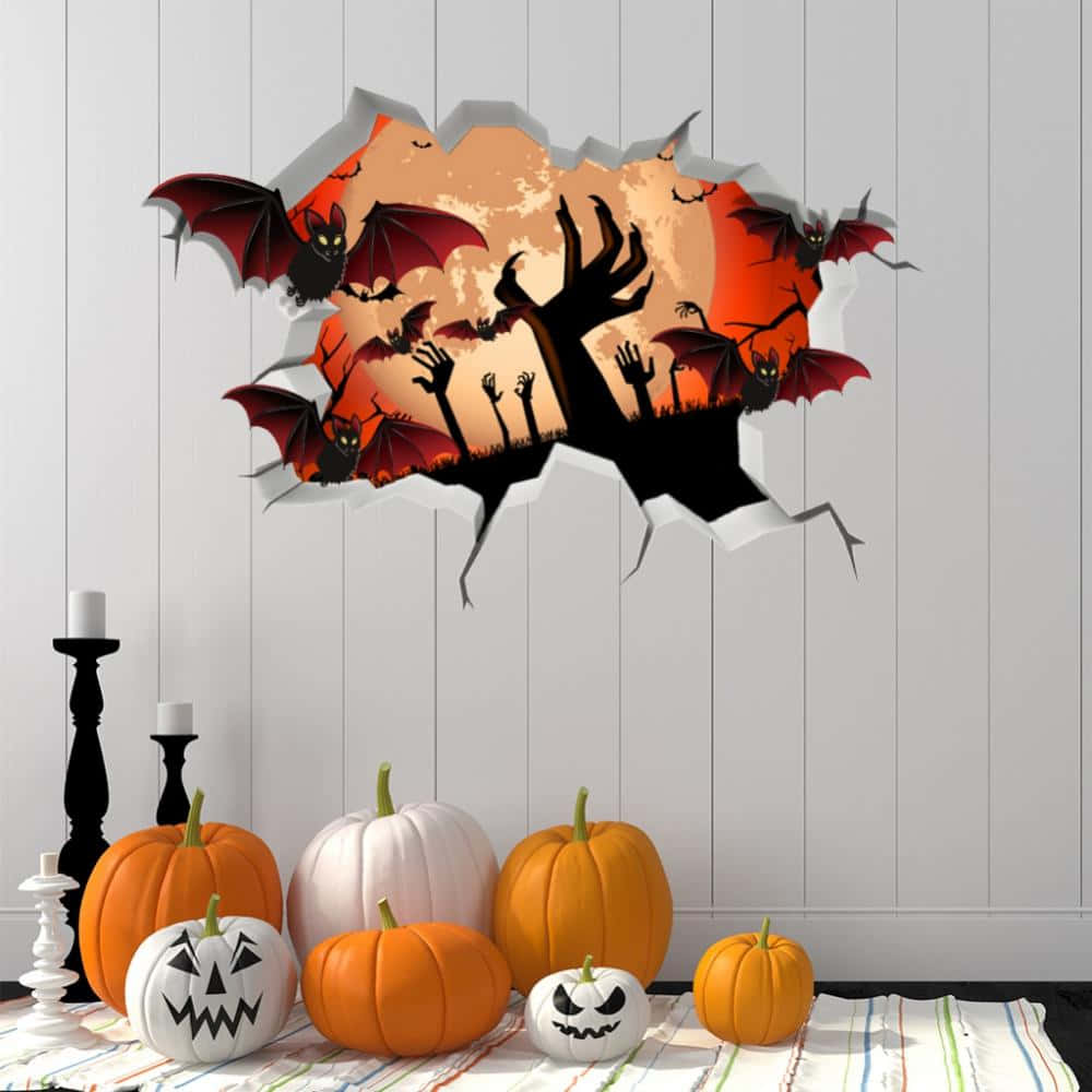 Download Applicable Pumpkins Art [wallpaper] Wallpaper | Wallpapers.com
