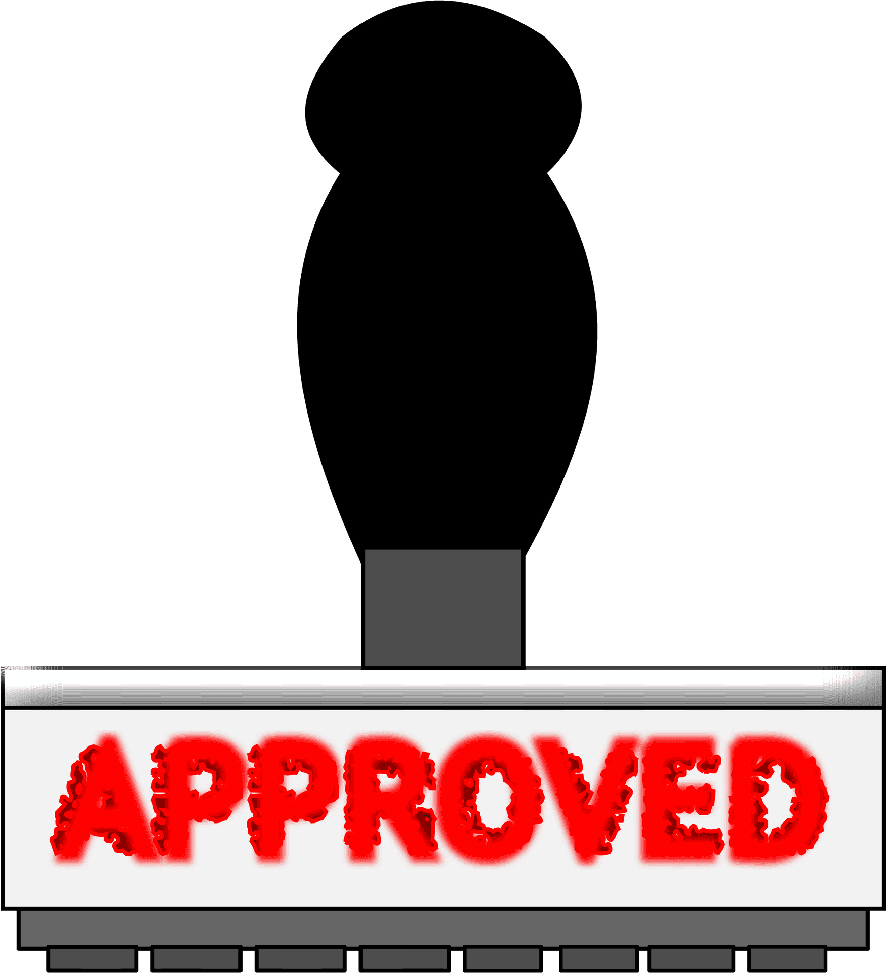 Approved Stamp Graphic PNG