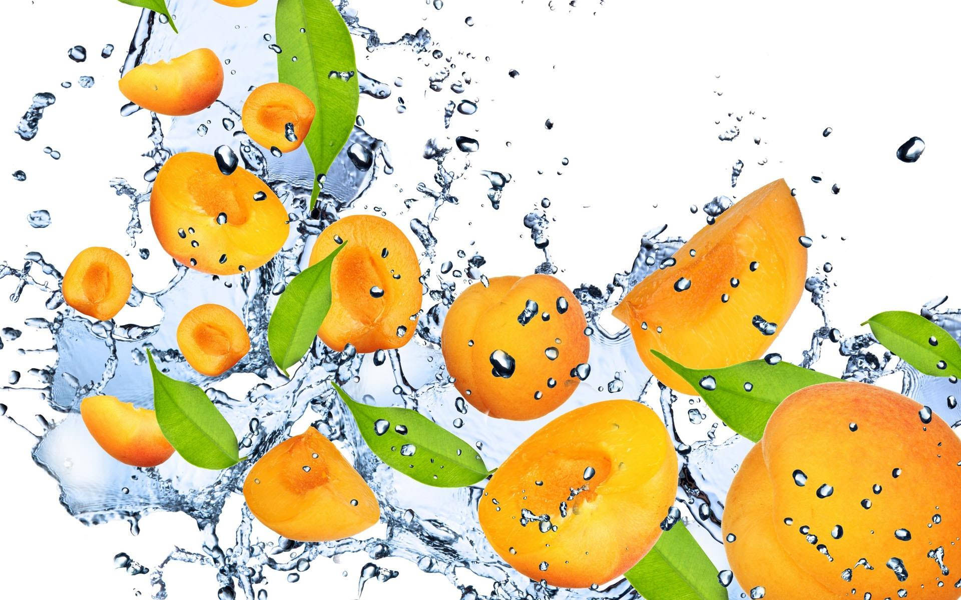 Apricot Slices Clipart Wallpaper
