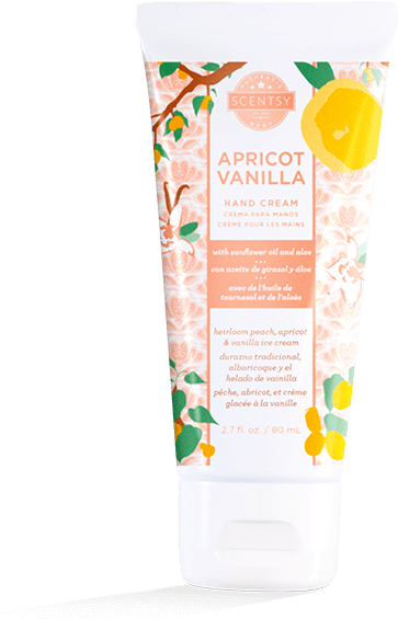 Apricot Vanilla Hand Cream Scentsy PNG