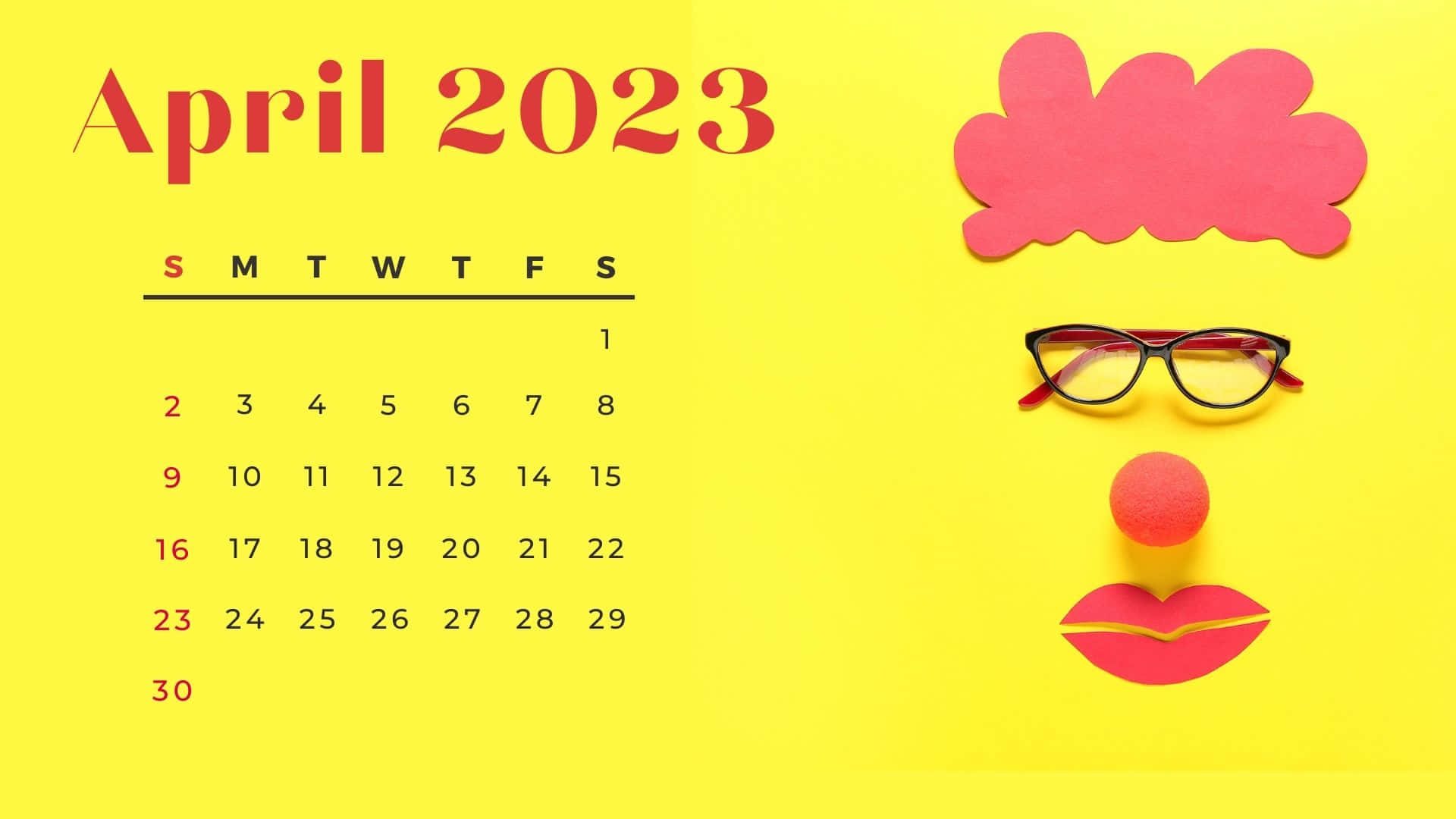 Calendariode Abril De 2023 Fondo de pantalla