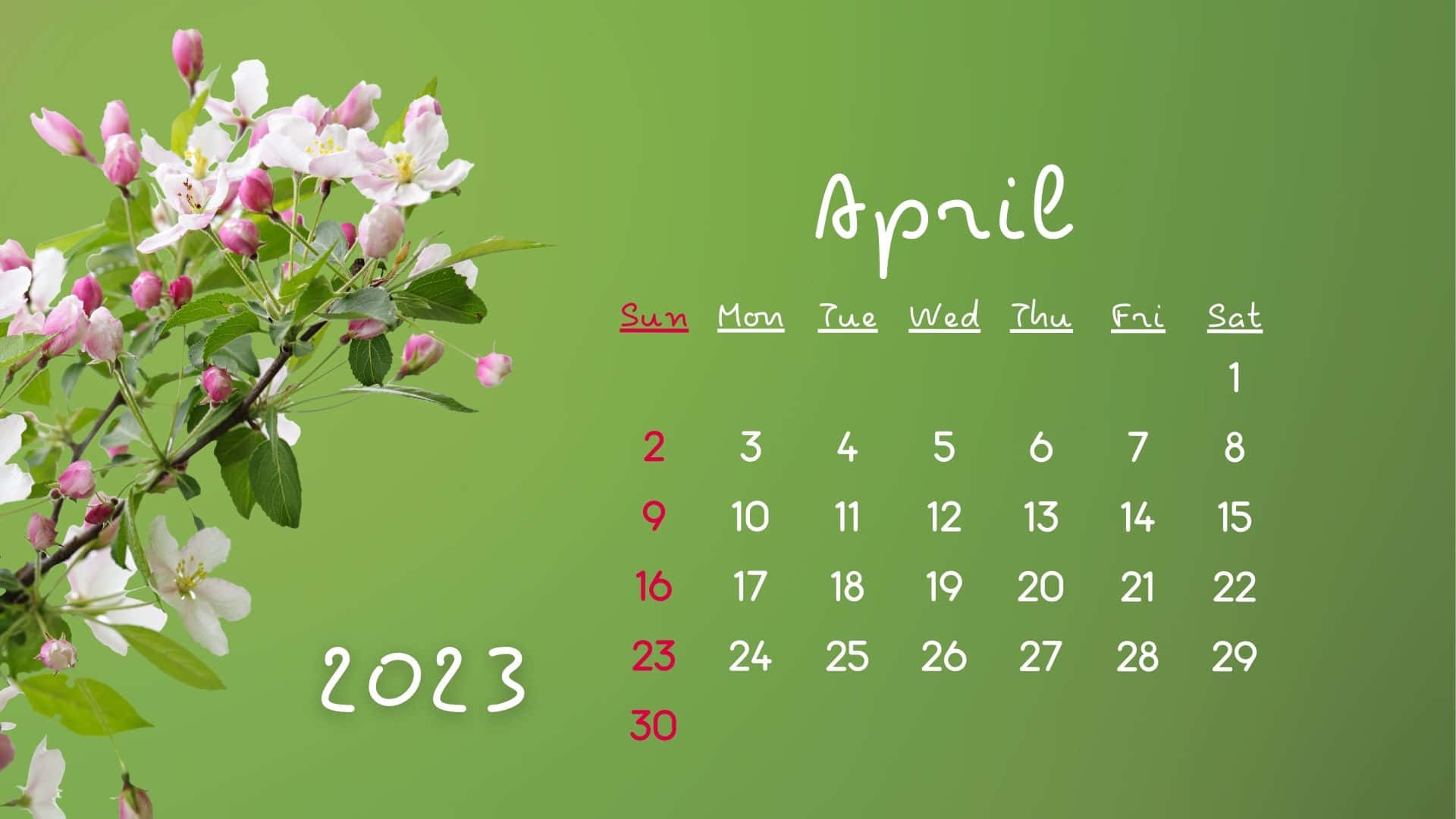 Download Image April 2023 Calendar Wallpaper 