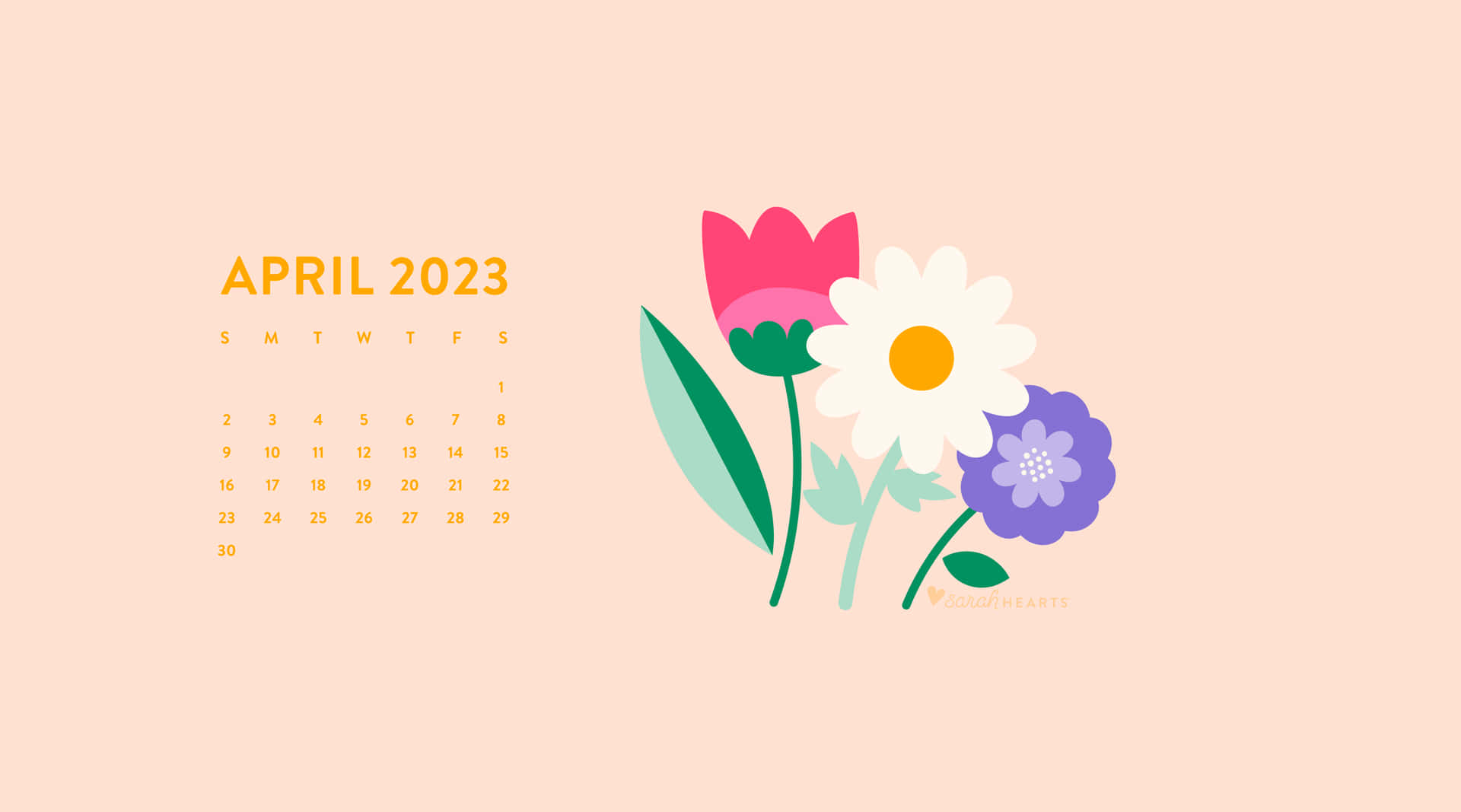 "Celebrate the New Month with This April Wallpaper"