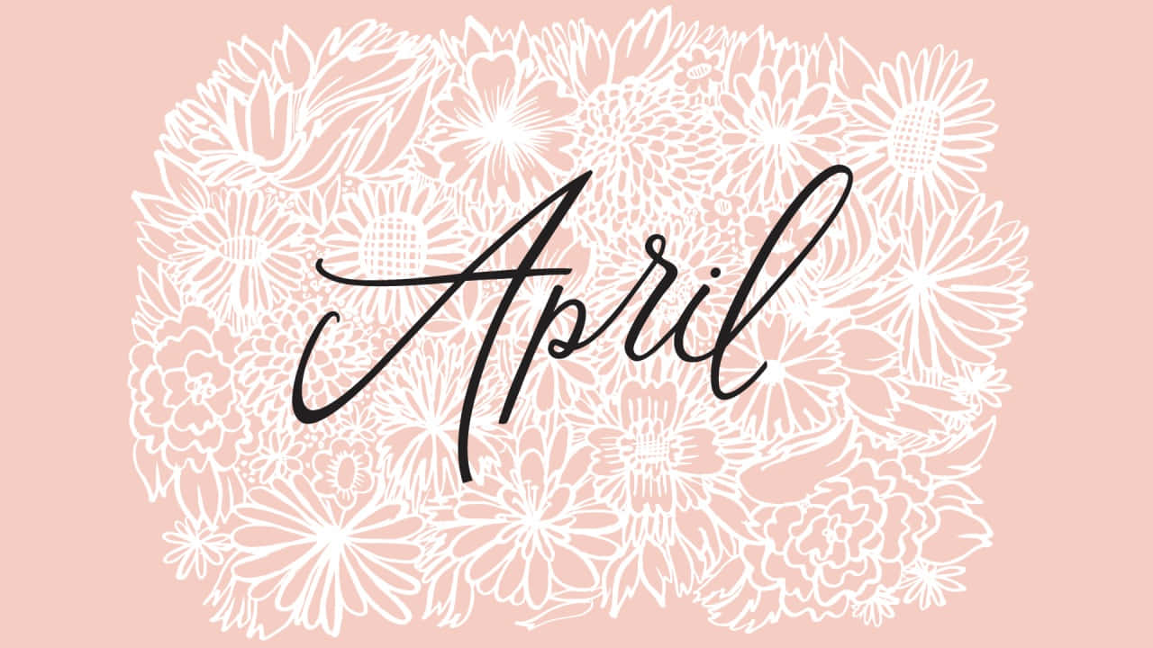April Floral Background Wallpaper