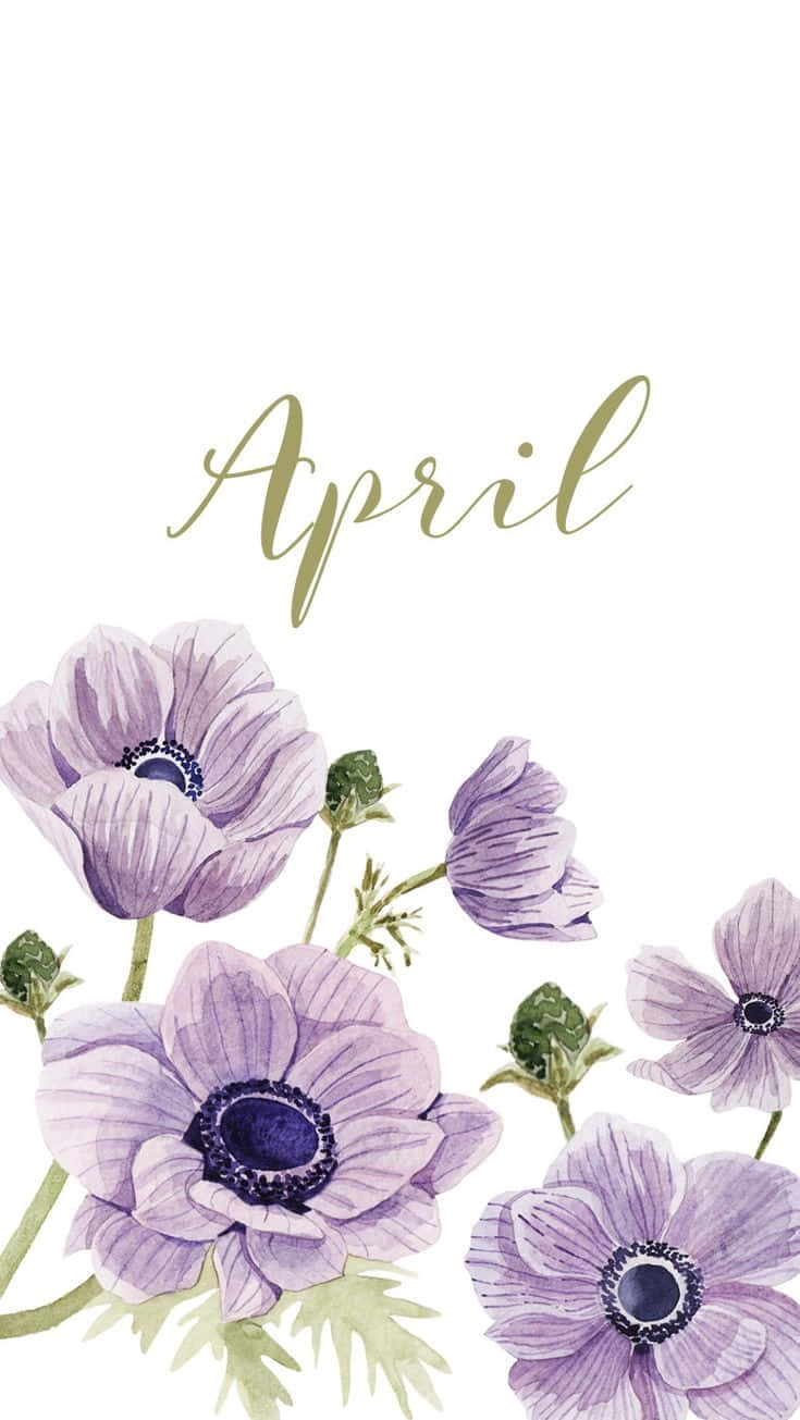 April Floral Design Wallpaper