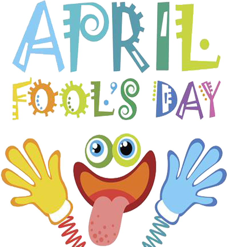 April Fools Day Cartoon Celebration PNG