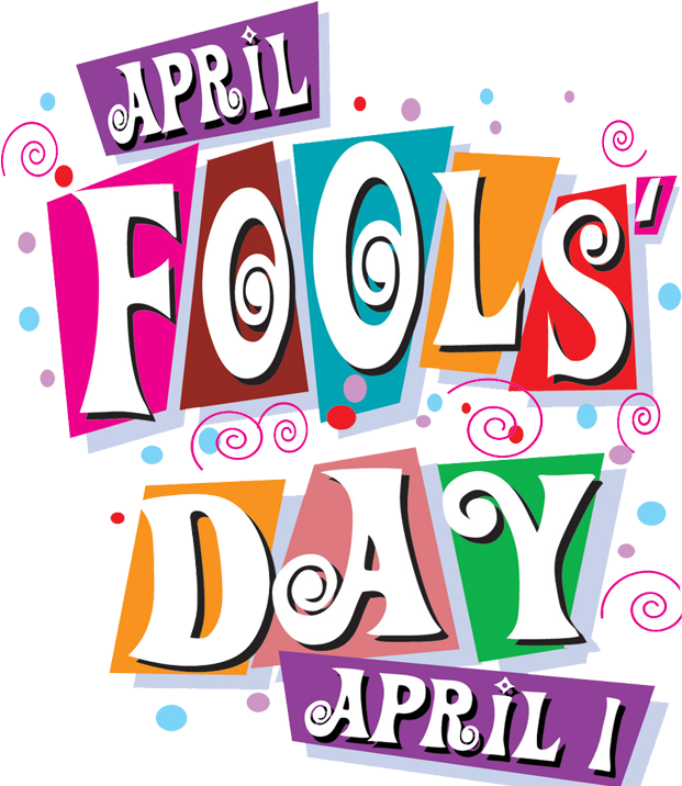 April Fools Day Celebration Graphic PNG