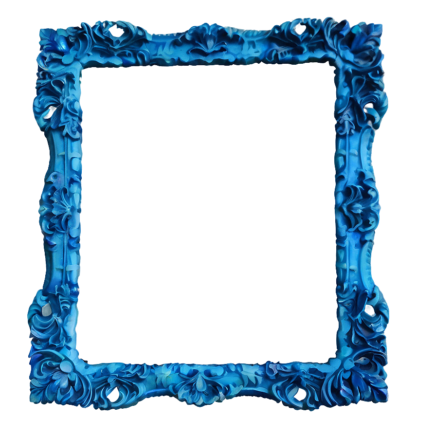 Download Aqua Blue Frame Png 10 | Wallpapers.com