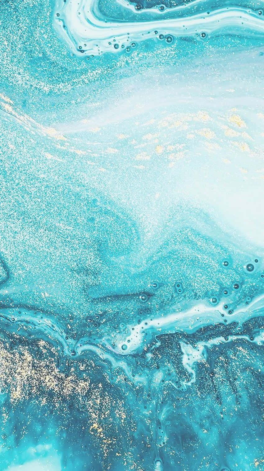 Aqua Marble Texture Wallpaper