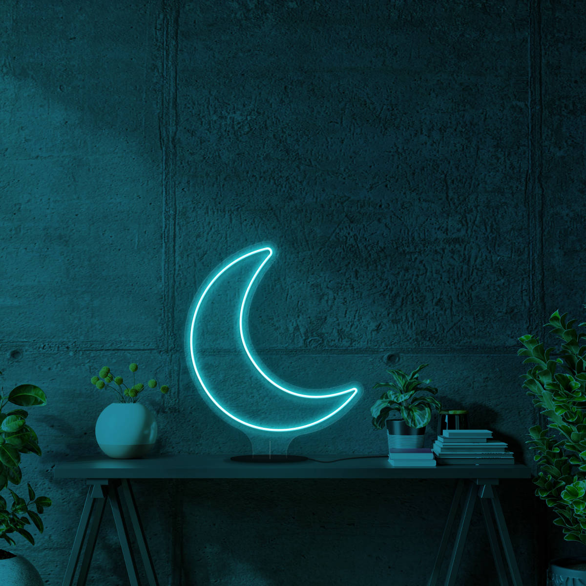 Top 999+ Neon Moon Wallpaper Full HD, 4K✅Free to Use