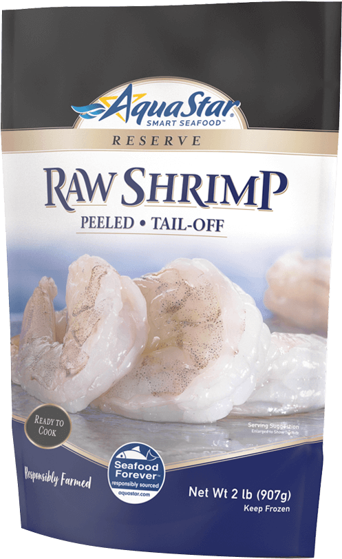 Aqua Star Raw Shrimp Package PNG