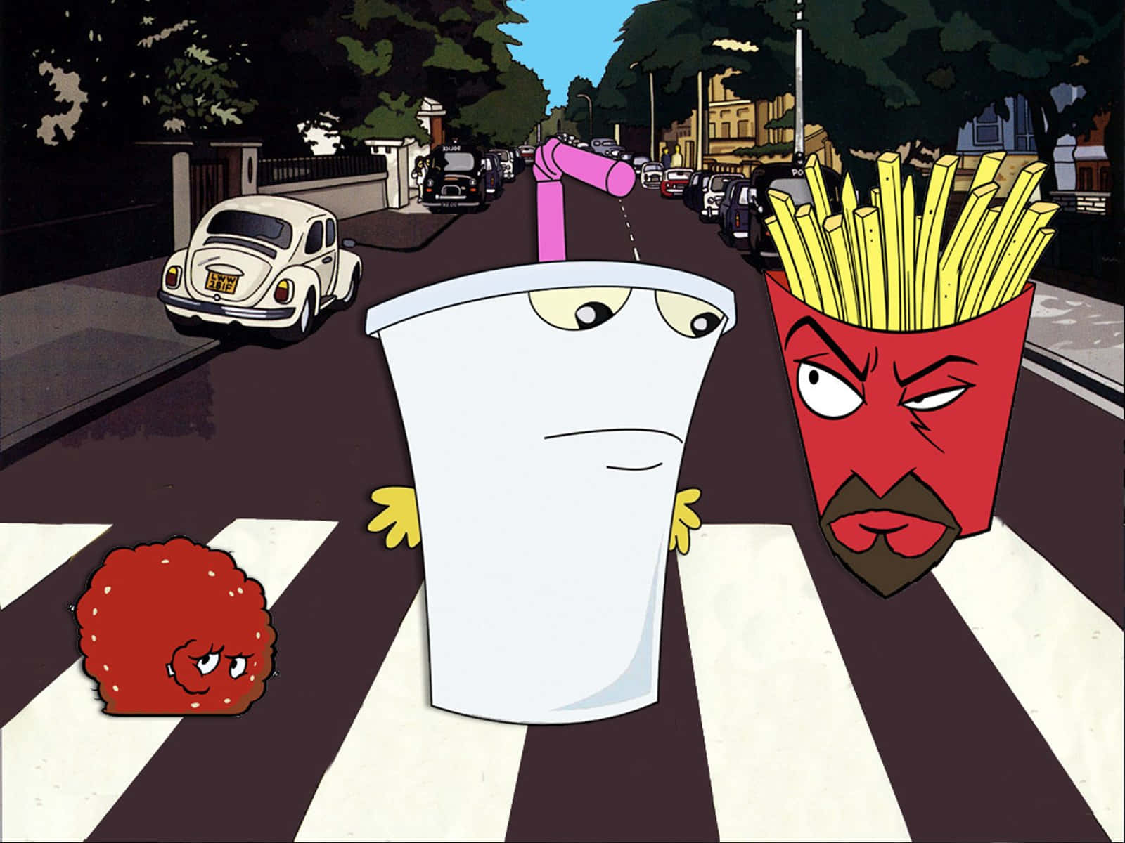 Aqua Teen Hunger Force Cast in Action
