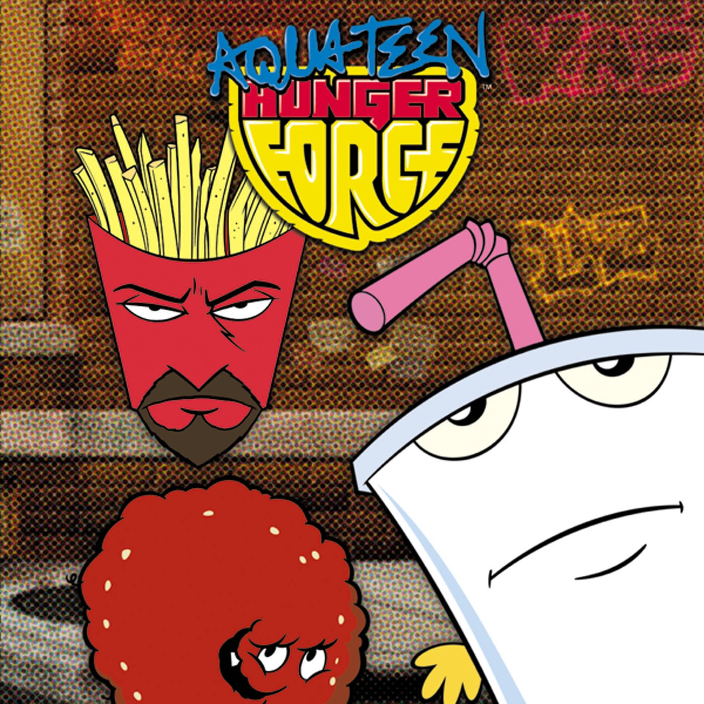 The Unstoppable Trio of Aqua Teen Hunger Force Wallpaper