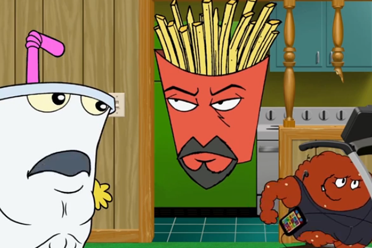 Aqua Teen Hunger Force Trio On Action
