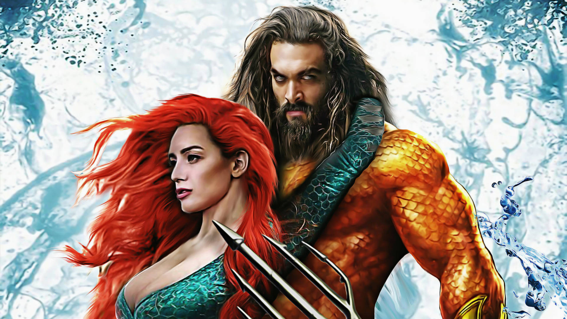 Aquaman And Mera Background