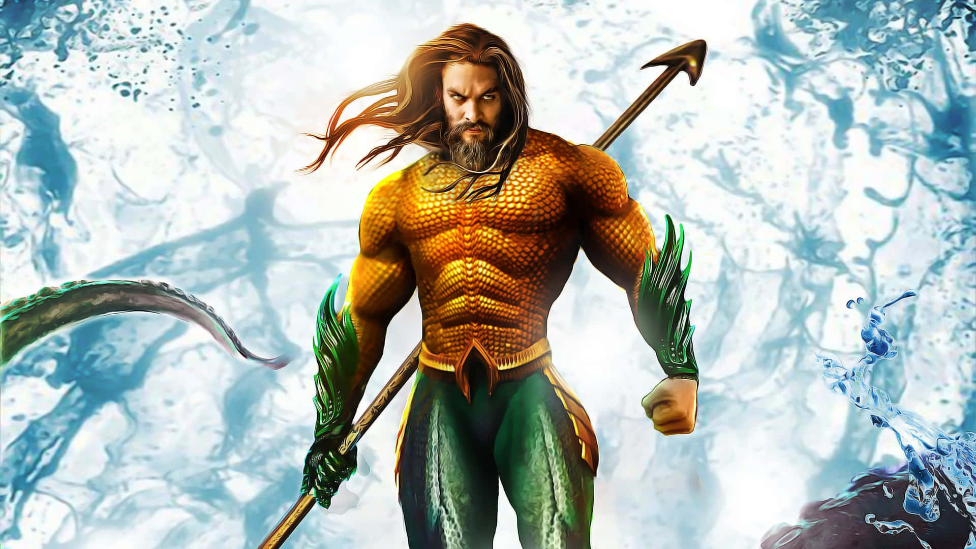Aquamanhintergrundbild