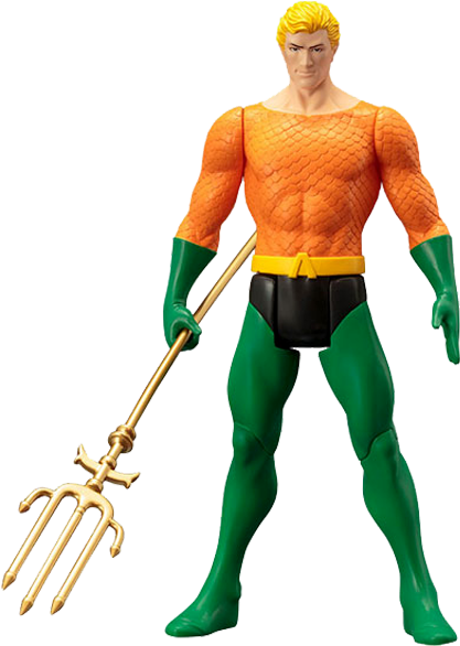 Aquaman Classic Action Figure PNG