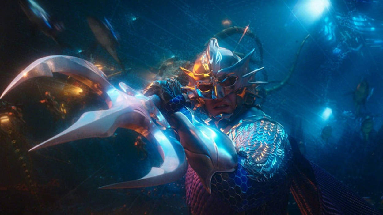 Aquaman In Full Gear Movie Background