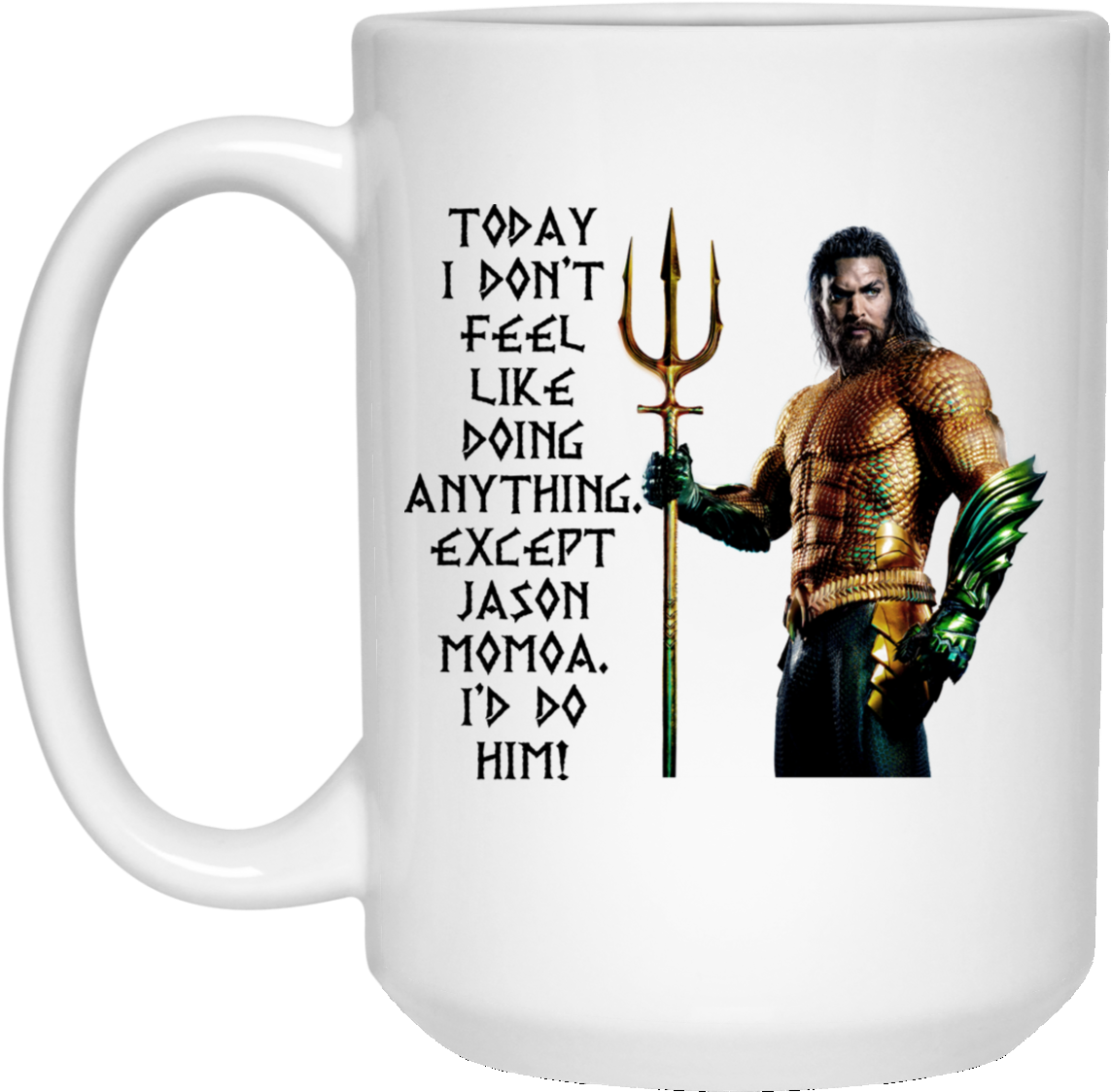 Aquaman Jason Momoa Coffee Mug PNG