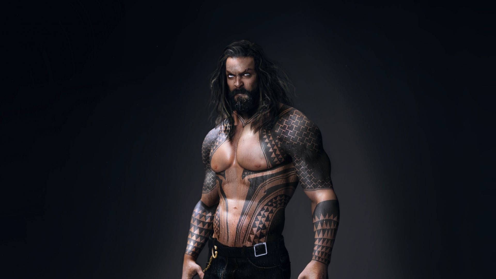 Download Aquaman Jason Momoa Tattoo Wallpaper