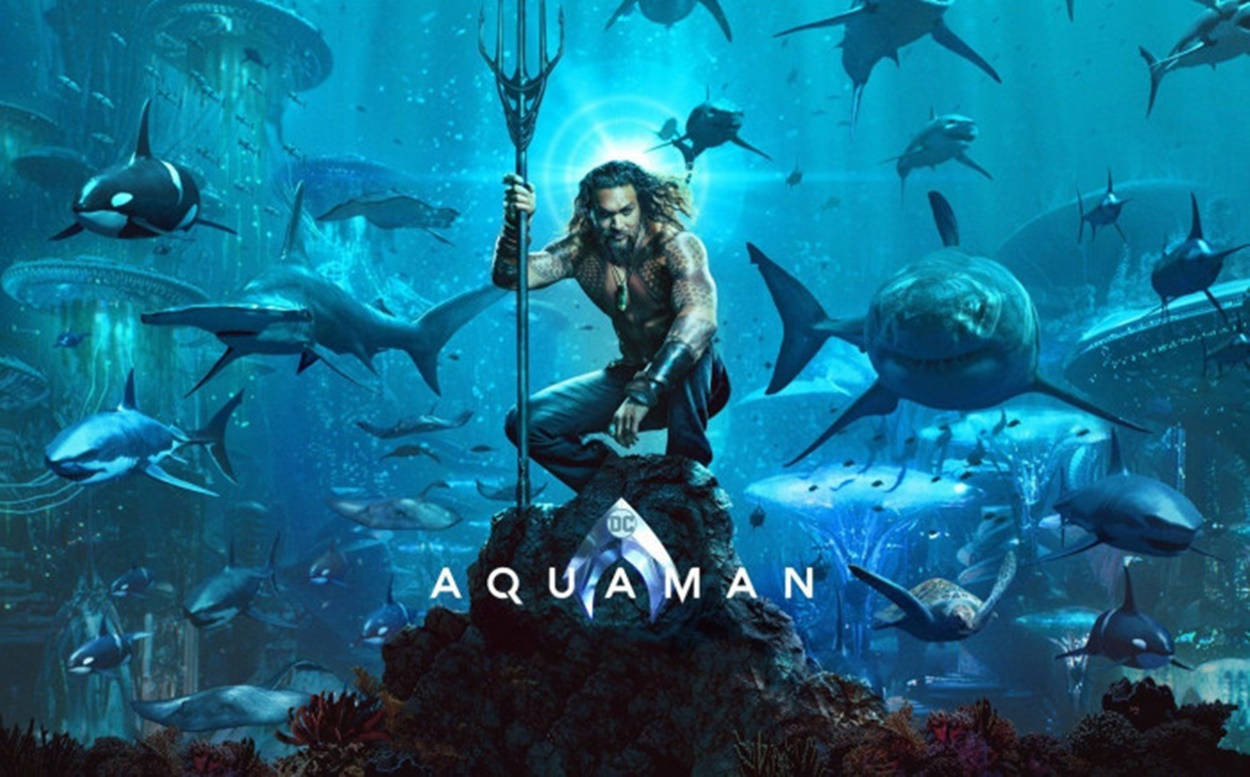 Aquaman Movie Graphic Promo Background