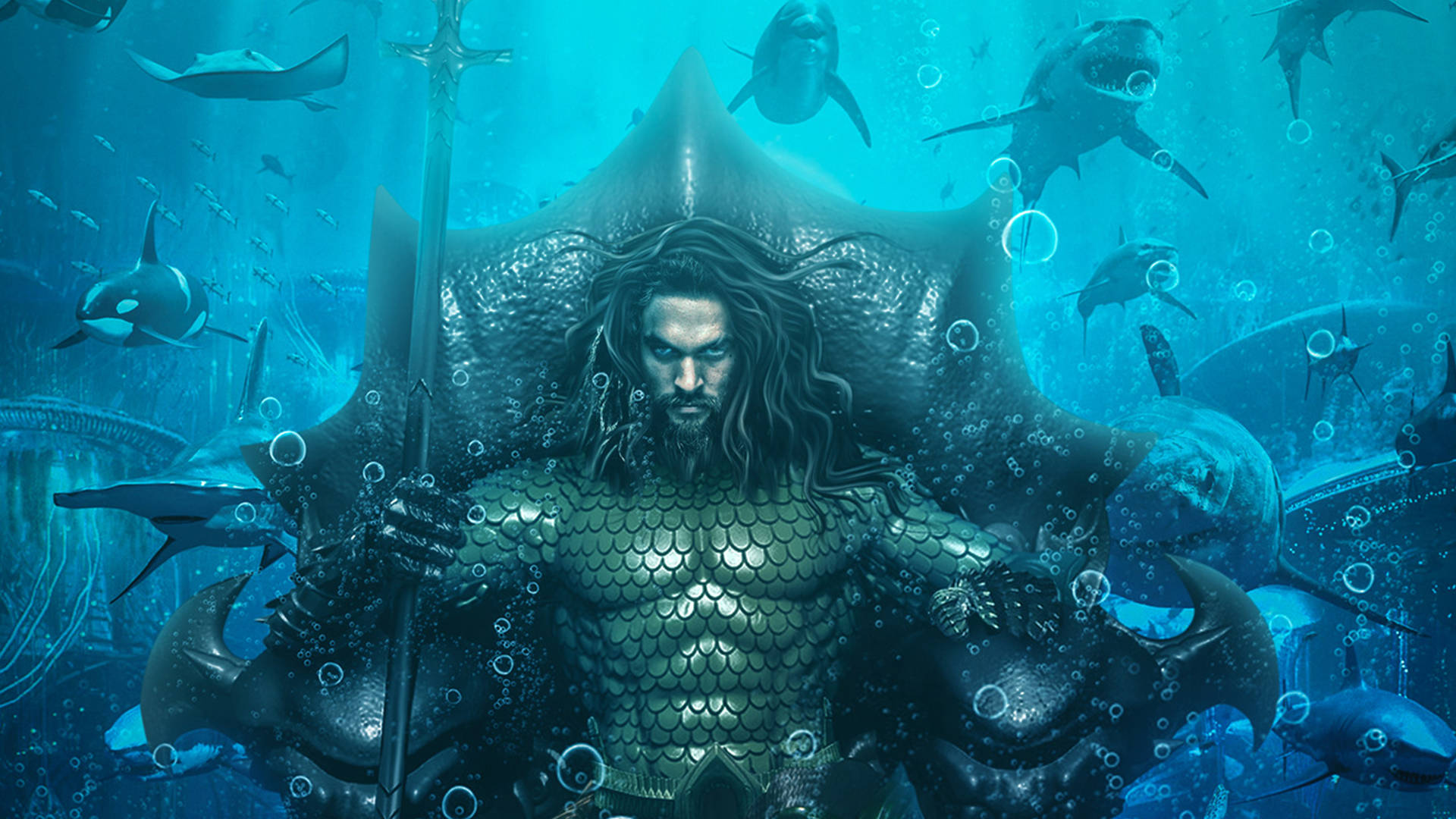 Aquaman Under The Sea Wallpaper