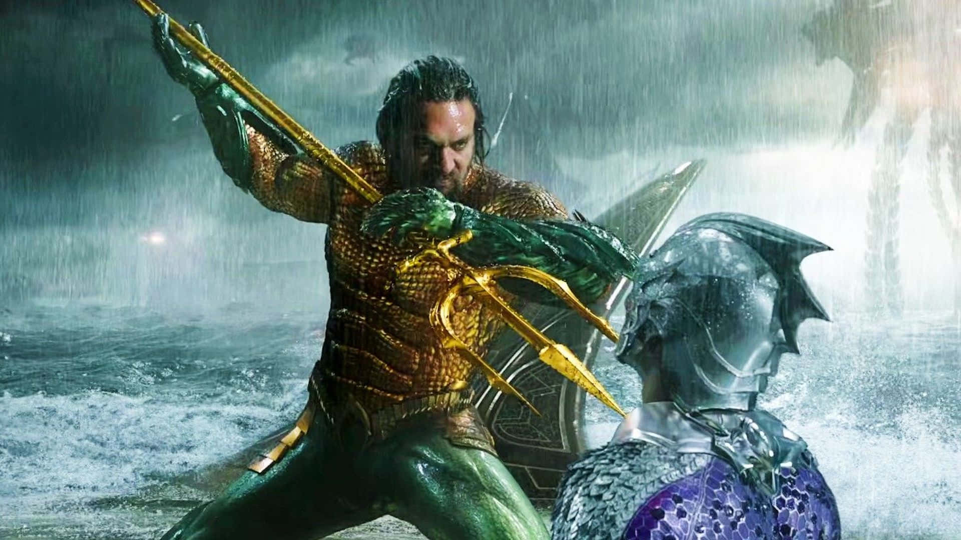 Aquaman Vs King Orm Movie Background