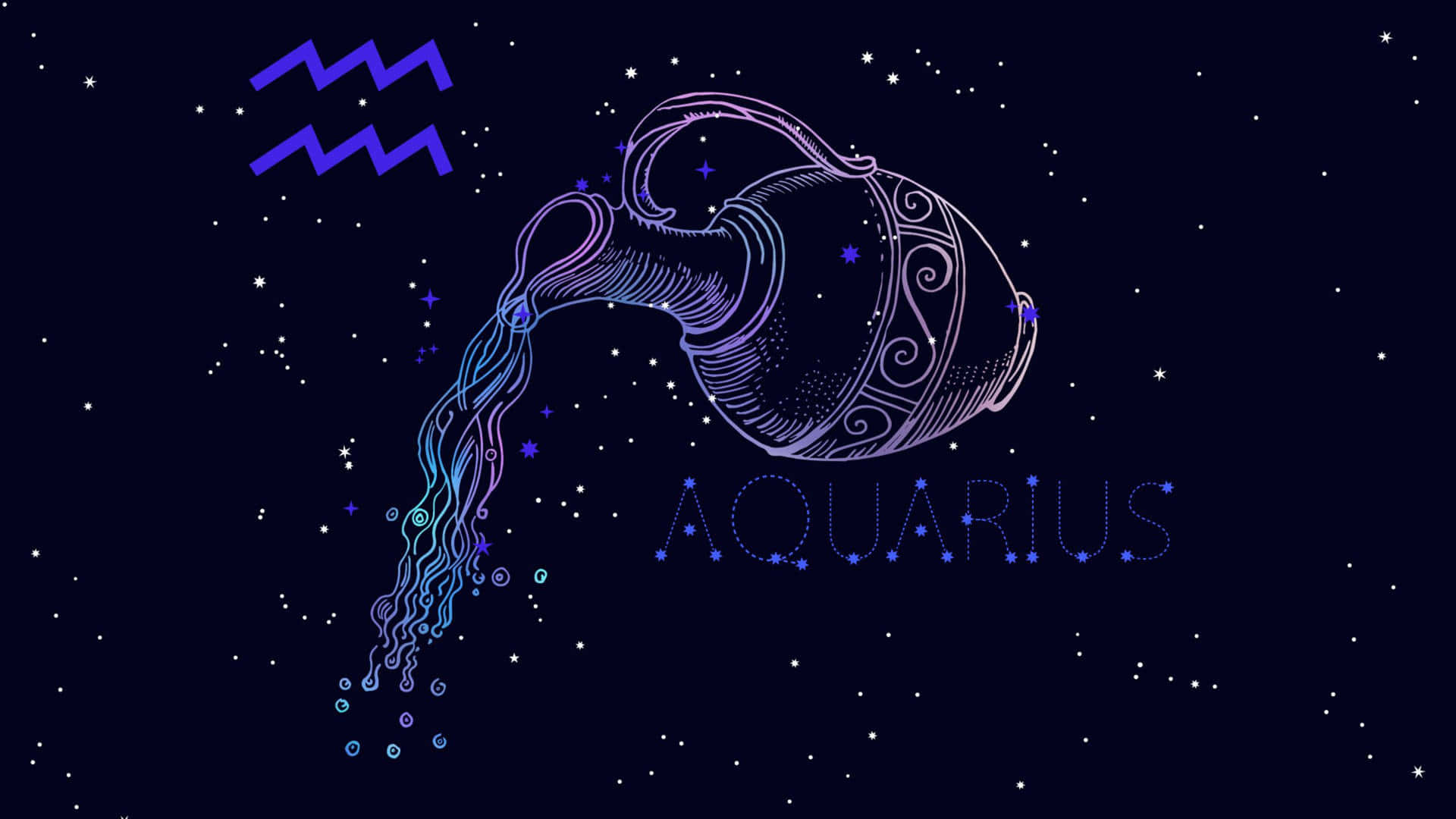 Download Aquarius - Bright and Aware | Wallpapers.com