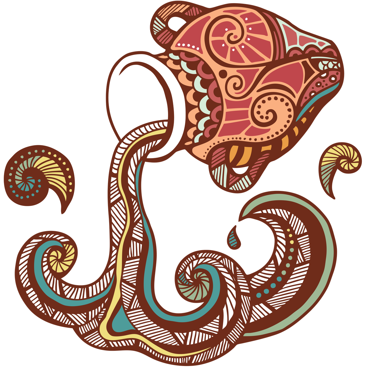 Aquarius Zodiac Artwork PNG