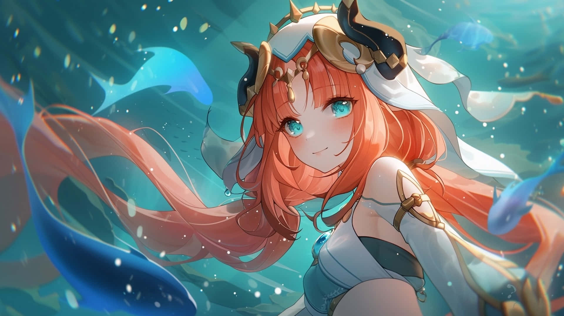 Aquatic Adventure Anime Artwork Wallpaper
