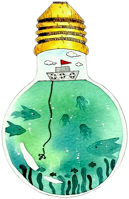 Aquatic Adventure Light Bulb Idea PNG