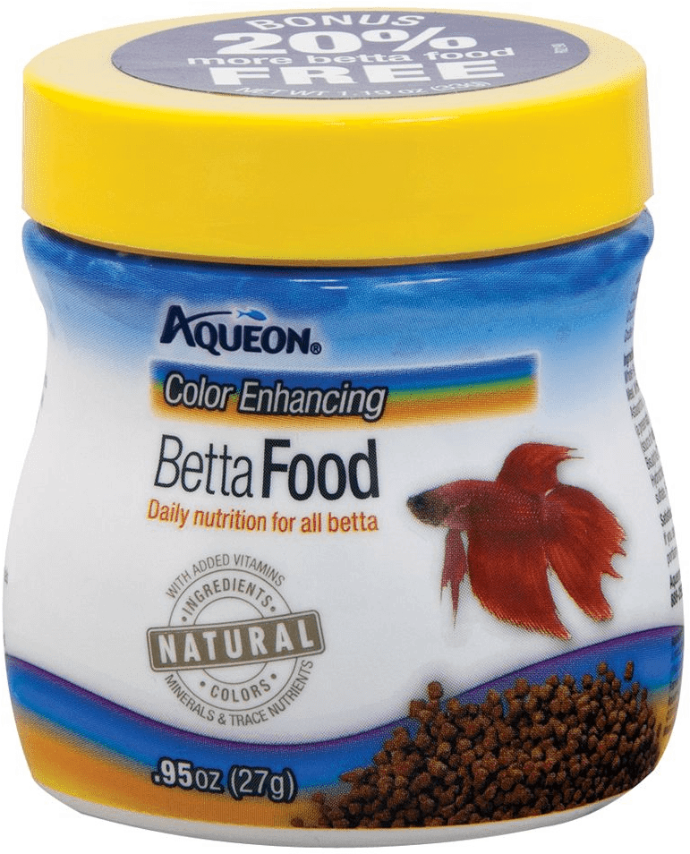 Aqueon Color Enhancing Betta Food Container PNG