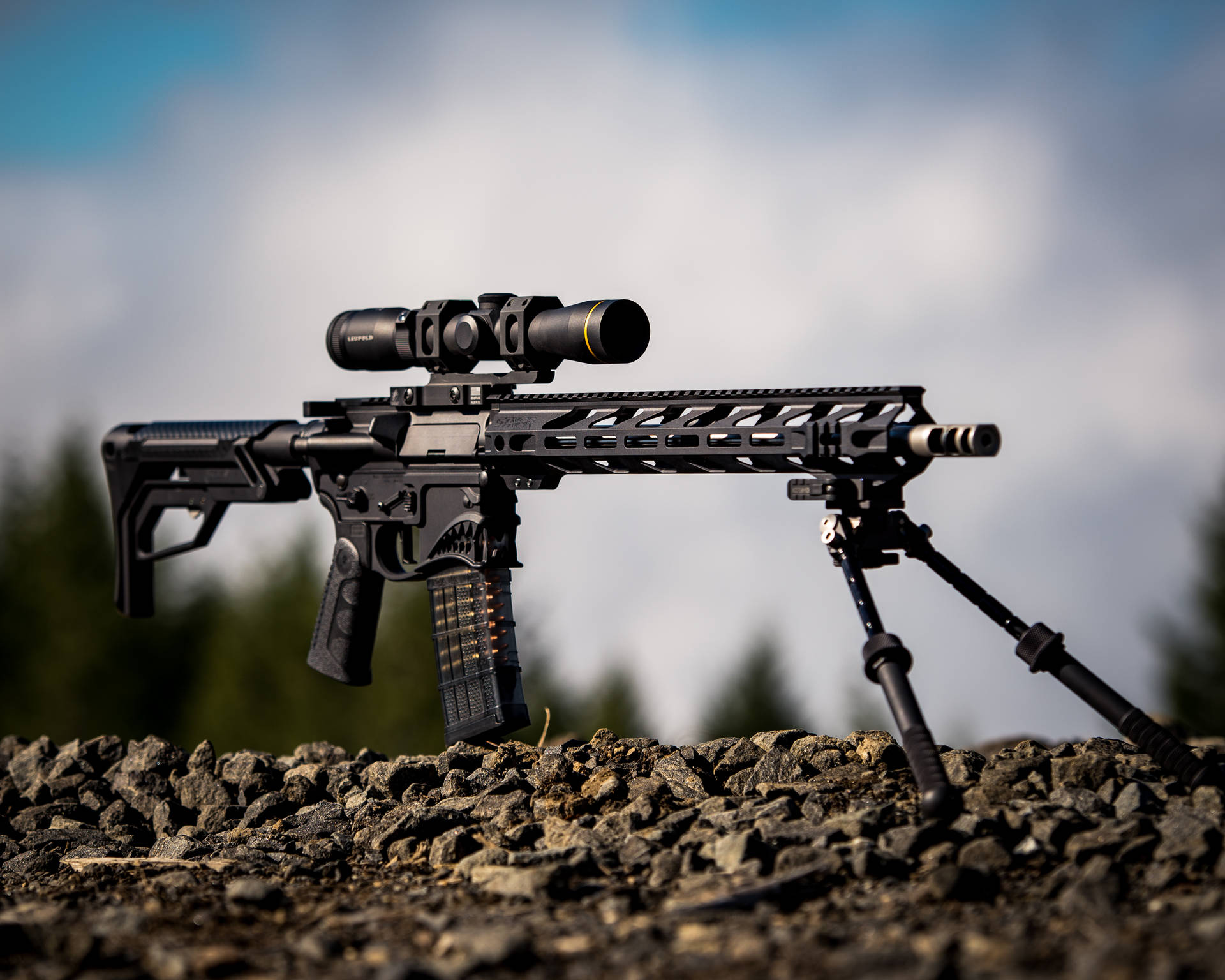 AR 15 Gun Wallpaper