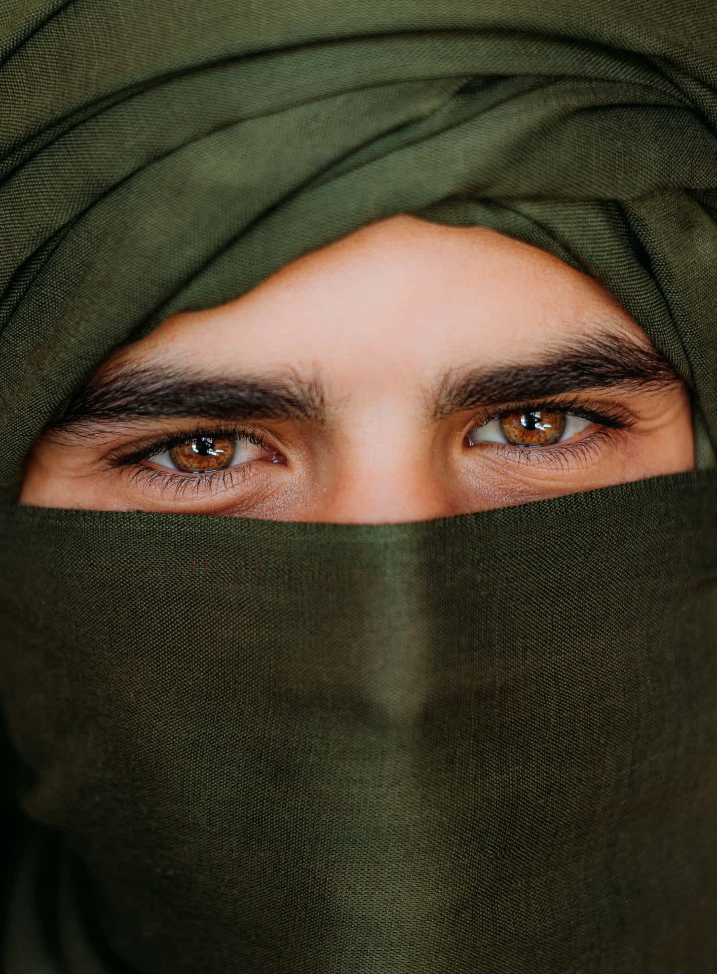Arab Man Beautiful Brown Eyes Wallpaper