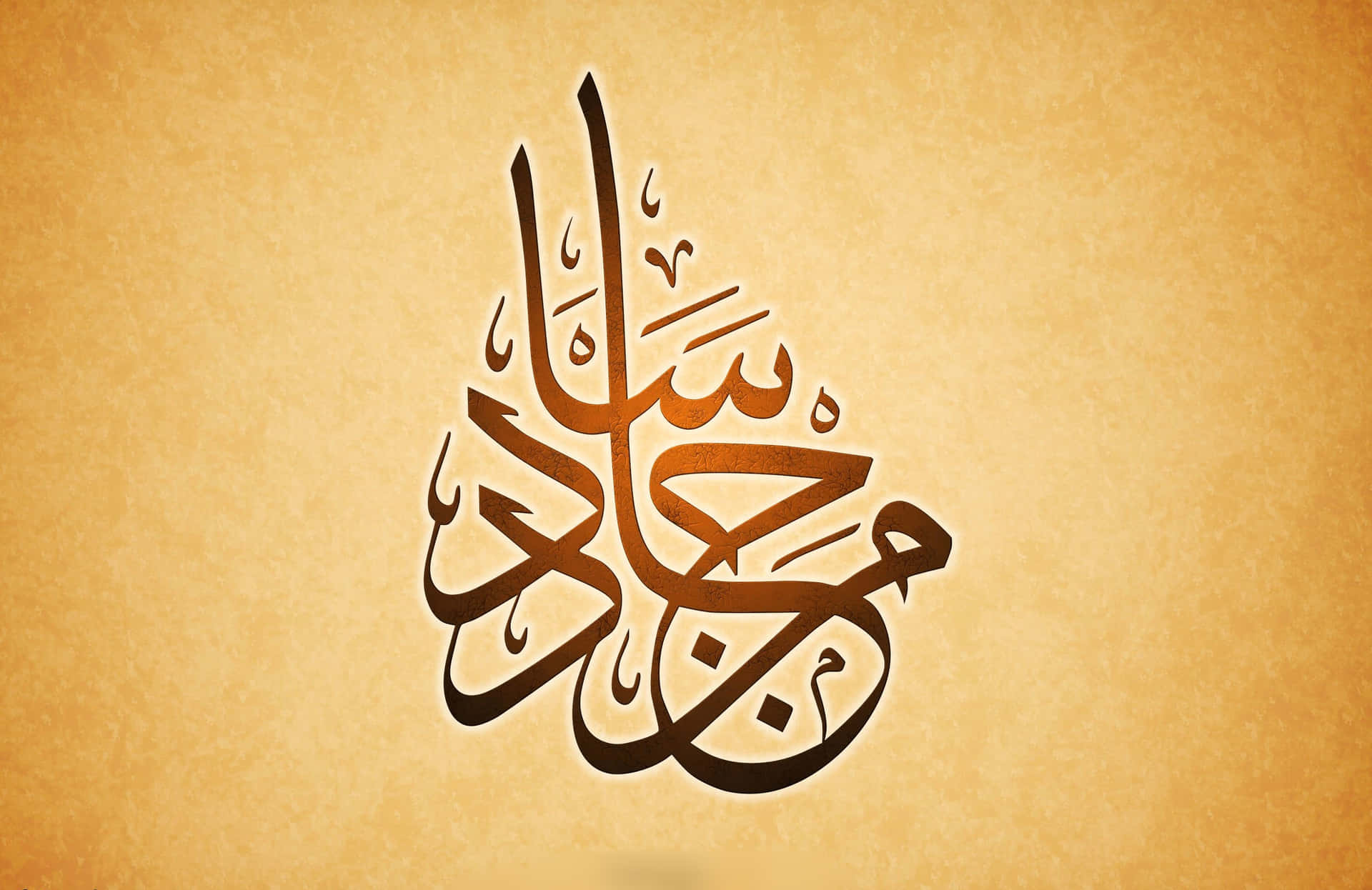 Arabic script used in calligraphy to express literature.