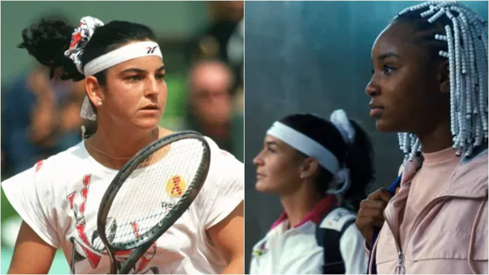 A thrilling match between Arantxa Sánchez Vicario and Venus Williams Wallpaper